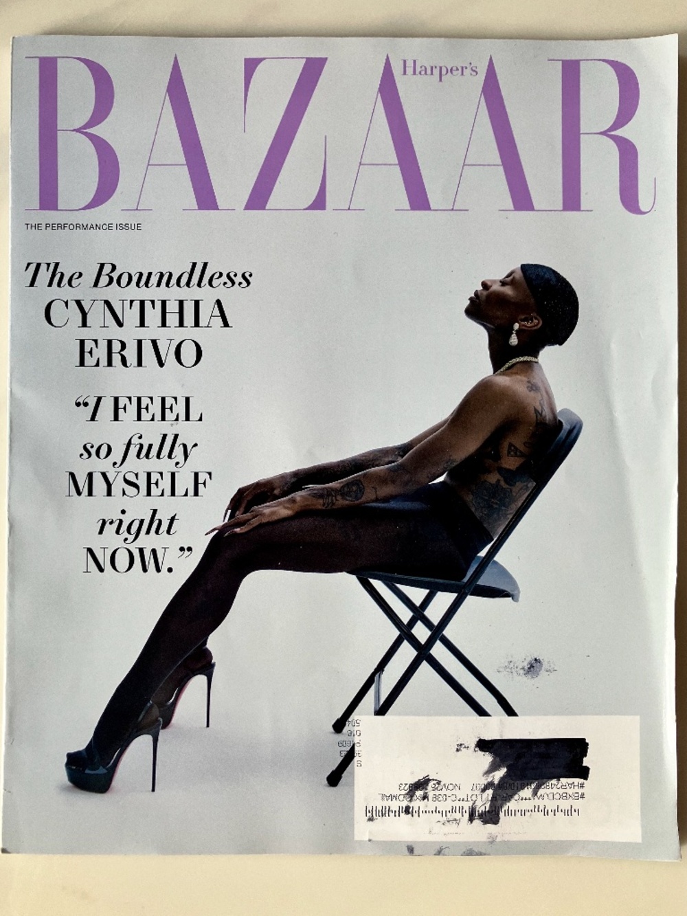 Harper's Bazaar November 2025 - Cynthia Erivo